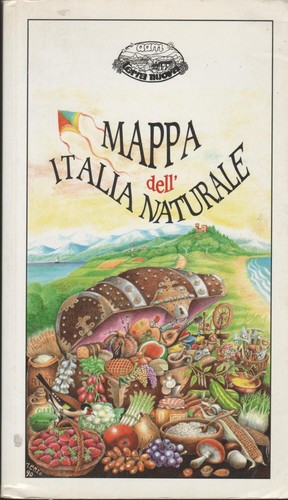 Mappa dell italia natural - mappa,