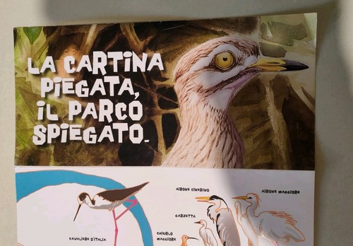 Cartina piegata parco - cartina, il