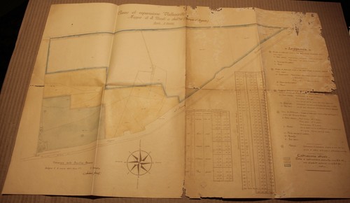 Mappa agricola argenta - , valle