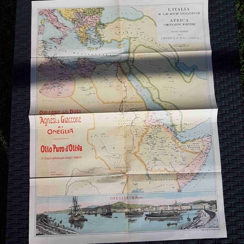 Carta africa italia colonie - carta,