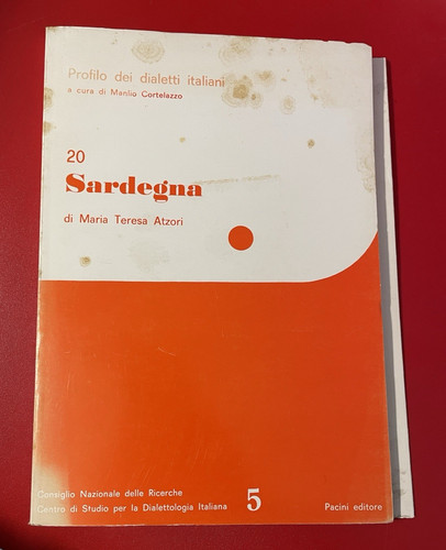 Sardegna dialetti atzori 1982 - dialetti,