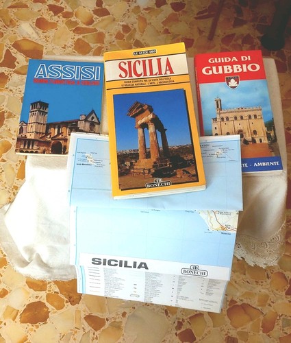 Set guide illustrate vintage - guide,