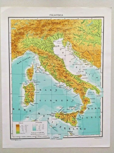 Vintage mappa 38x29cm carte - vintage,