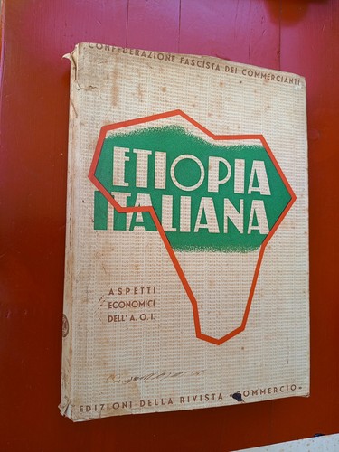 Etiopia italiana 1936 - italiana, mappa